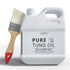32 OZ Pure Tung Oil for Wood Finishing with Brush - Waterproof Wood Sealer for Indoor and Outdoor Use