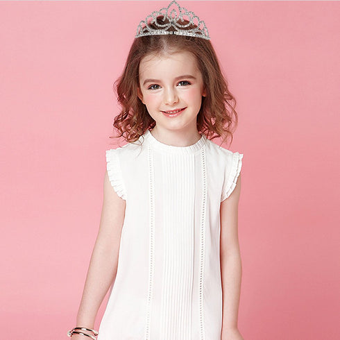 Pack of 2 Exquisite Rhinestone Tiara Crown Headband Comb Pin Wedding Birthday Tiaras