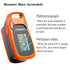 Fingertip Pulse Oximeter with Plethysmograph, Large OLED Digital Display Blood Oxygen Saturation Monitor (Red-Orange)