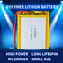 YTKavq 3.7V 1300mAh 425060 2P 2.0mm Battery Lithium Polymer Ion Rechargeable Li-ion Li-Po Battery with PH Pitch
