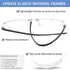 AQWANO Frameless Reading Glasses, Blue Light Blocking Computer Readers, 5 Pack for Men and Women