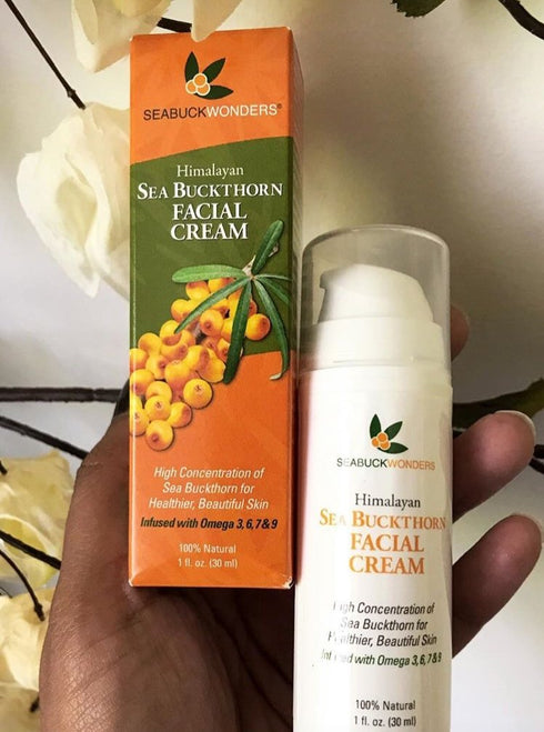 Organic Sea Buckthorn Facial Cream - 1 Ounce