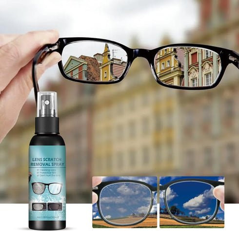 NOBEYSTON 2PCS S/E3 Lens Scratch Remover for Eye Glasses, Eyeglasses and Sunglasses Scratch Repair, Pocket & Travel