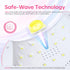 Modelones Gel Nail Lamp with UV Gloves, 48W Nail Dryer with 3 Timer Settings for Gel Polish, Professional UPF99+ UV