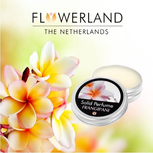 Flowerland Natural Solid Perfume Balm, 30ml, Portable Pocket Fragrance for Men and Women, Vegan