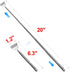Claw Back Scratcher Extendable - Metal Portable Telescopic Backscratchers 8 Pack for Men and Women