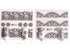 Valuu Black Lace Flower Nail Art Stickers, 40 Sheets Water Transfer Decals for DIY Manicure Tips