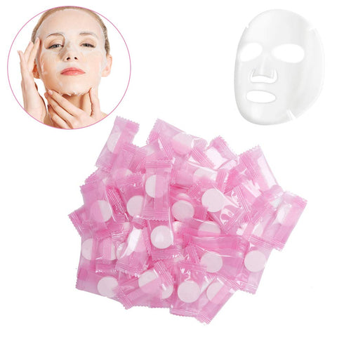 YUYTE Portable DIY Compressed Facial Sheet, Individually Wrapped Paper for Face Skin Care