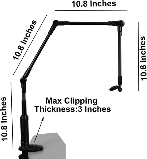 Foldable Aluminum CPAP Hose Holder & Accessories - Adjustable & Secure to Avoid Tangling of CPAP Hoses