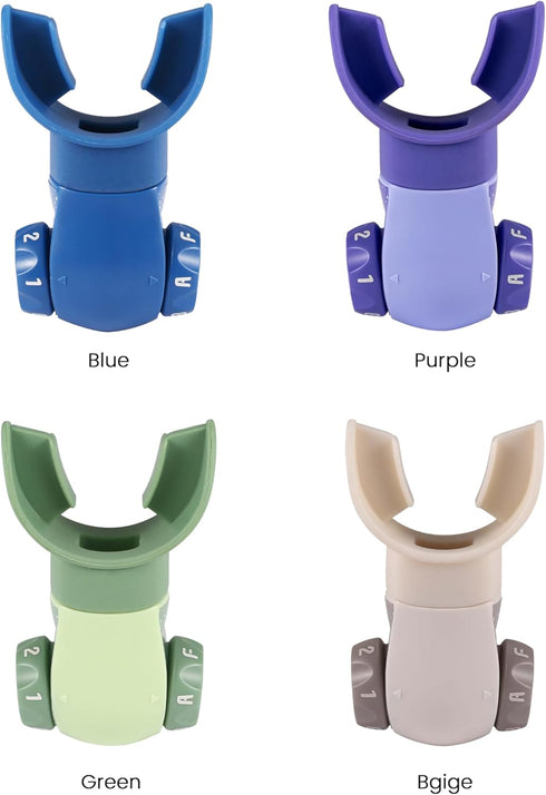 Respiratory Muscle Trainer, Breathers Exerciser for Fitness and Wellness (Green)