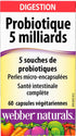 Webber Naturals Complete Probiotic, Multi Strain, 5 billion active cells, 60 capsules