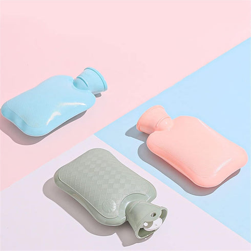 LENmzpomA Hot Water Bag,Hot-Water BagThick Hot Water Bottles Portable Rubber Winter Hot Water Bag Warm Water