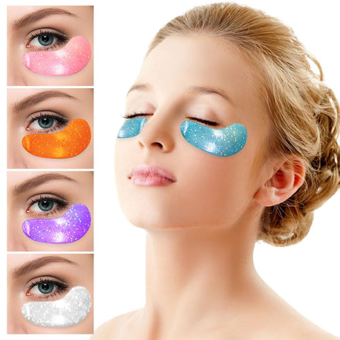 Under Eye Patches for Puffy Eyes, 10 Pairs Gel Pads for Dark Circles, Hyaluronic Acid Eye Pads for Anti Aging