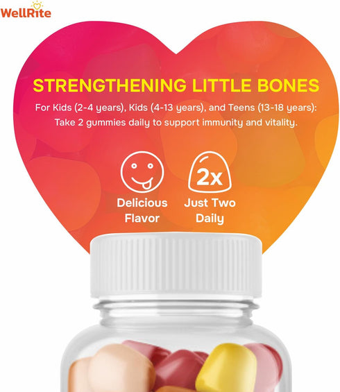 Vitamin C Gummy Vitamins, 60 Count, Orange Flavor, Vegan, Gluten Free, Boosts Immunity & Prevents Iron Deficiency