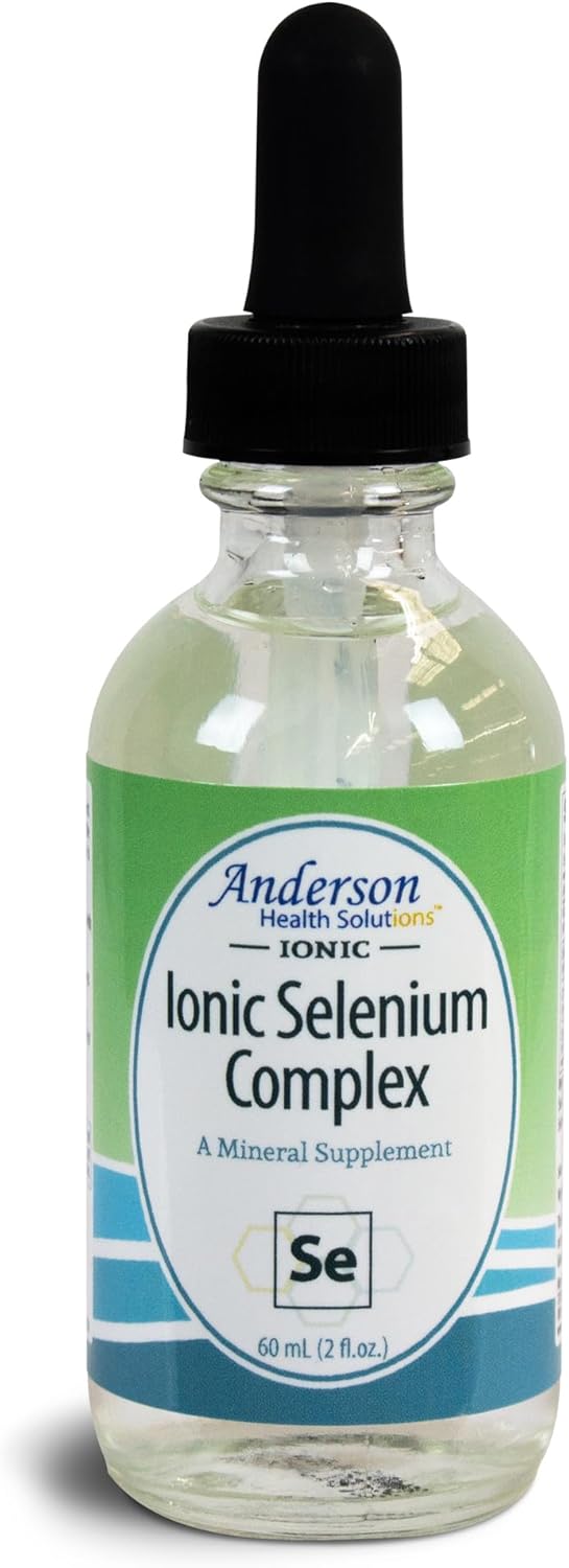 Anderson’s Ionic Selenium Complex, 40 Servings, Liquid Selenium Supplement Drops, 2 fl oz, Supports Thyroid and Immune