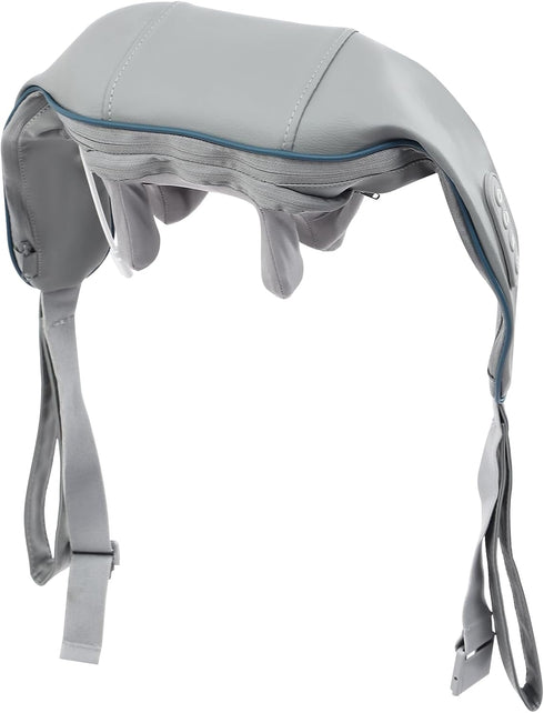 WANLECY 5D 6 Neck Massager for Pain Relief Deep Tissue, Kneading Neck and Shoulder Massager with Heat, Massage Heads