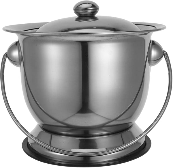 Senior Portable Urinal Stainless Steel Travel Potty Lid for Home Camping and