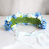 Vivivalue Floral Crown Flower Garland Headband, Floral Headpiece Halo for Wedding Party Photos