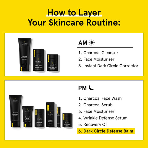 Lumin - Recovery Oil - Hydrate and Repair Dry Damaged Skin - A face Oil Stick with Squalane & Argan Oil Made for