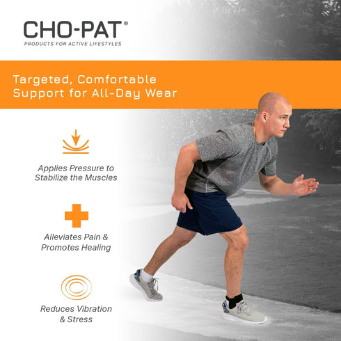 Cho-Pat Achilles Tendon Strap, Medium, Developed with Sports Medical Professionals at Mayo Clinic to Alleviate Achilles