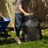 HomeyGear 30 56 Strong Large Gallon Drawstring Trash Bags Black Can Liners Kitchen Garbage Bags Multipurpose CT Home
