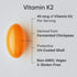 Sports Research Vitamin K2 as MK-7 45mcg with Coconut MCT Oil - 90 Veggie Softgels (3 Month Supply) Vegan Certified, Non-GMO Verified, Gluten & Soy Free
