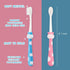 200 Pcs Bulk Disposable Kids Toothbrush, Individually Wrapped Soft Bristles for Children Age 2+