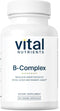 Vital Nutrients Vitamin B-Complex, Vegan High-Potency Methylated B Complex Vitamins, 60 Capsules