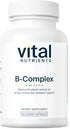 Vital Nutrients Vitamin B-Complex, Vegan High-Potency Methylated B Complex Vitamins, 60 Capsules