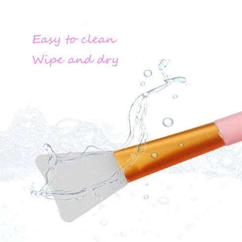 Silicone Face Mask Brush, 12 Pcs Soft Silicone Facial Mud Mask Applicator Beauty Tool