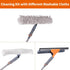 Squeegee Window Cleaner Set: 2-in-1 Multi-Surface Tool with Extendable Pole for Indoor & Outdoor Glass