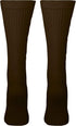 Truform Compression Socks, 15-20 mmHg, Men's Crew Length Mid-Calf Cushion Foot Socks, Brown, Large