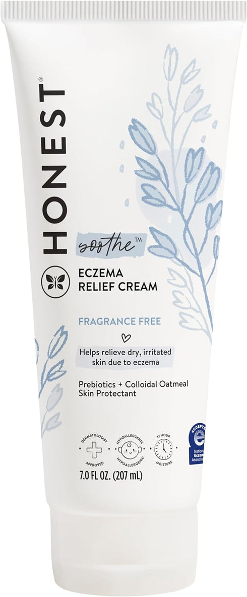 The Honest Company Eczema Soothing Therapy Cream, Gentle for Baby, 7 oz