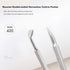 Pre-treatment Cuticle Pusher, Dual Ended Cuticle Remover with 100/180 Grit Sandpaper Sheets for Nail Care and Prep