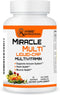 Hybrid Nutraceuticals MiracleMulti Liquid Multivitamin Capsules for Men & Women, Daily Vitamin & Mineral Supplement,