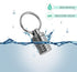 Micro Pill Holder with Keychain Necklace, Opret Titanium Waterproof Pill Container for Travel