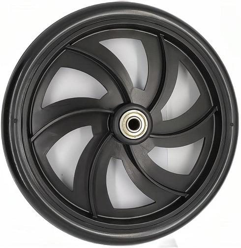 Replacement Wheel for Rollator Model 10257, 7.5" Black Wheels for Walker Rollator