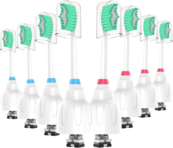 Replacement Heads for Philips Sonicare E Series Electric Toothbrush, 8 Pack for HX7023 Models