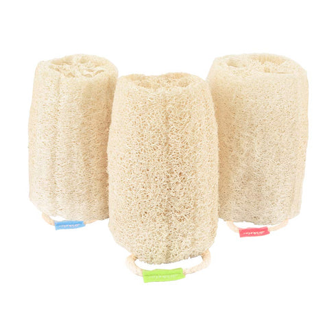 Natural Loofah Sponge, Organic Exfoliating Body Scrubber for Shower and Daily Skin Care