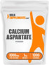 BulkSupplements.com Calcium Aspartate Powder - Calcium Supplement Powder, Gluten Free, 1000mg (200mg Calcium) per