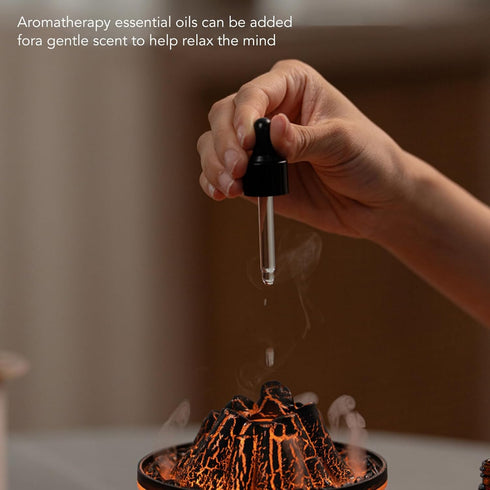 Volcano Diffuser, Humidifier Flame Diffuser Humidifier Spray Aromatherapy Machine Large Capacity Household Use