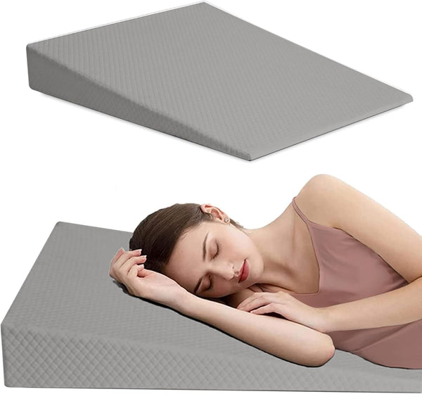 XINSURUJIAN Bed Wedge Pillow Triangle Belt Foam for, Knee, Small Leg, Reading, Maternity