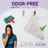 Rainbow Mesh Scrubber Set - 4 Pack Multi-Color Non-Scratch Cleansing Sponges for Kitchen, Bathroom, Home Cleaning