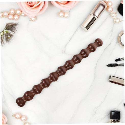 minkissy Wood Back Massager Stick Portable Gourd Shaped Muscle Roller for Neck and Shoulder Relief Solid Wood