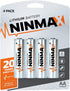 4 Pack Lithium AA Batteries 3500mAh, 1.5V Longest Lasting Double A Battery for High-Tech Devices?Non-Rechargeable?