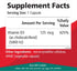 Pure Essence Labs Vitamin D - 5000 IU from 100% Pure Cholecalciferol, 30 Vegetarian Capsules