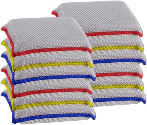 Microfiber Sponges for Dishes Kitchen Sponges Non-Scratch Sponge Dish Scrubber Heavy Duty
