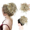 HMD Tousled Updo Messy Bun Hair Piece - Synthetic Hair Extensions with Elastic Rubber Band for Women (18t613#)