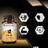 Shilajit Capsules by mi Nature, Non-GMO Extract, 180 Veg Caps, 1000 mg, Promotes Energy & Vitality