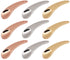 9 Pack Metal Cosmetic Spoon - Skincare Spatula, Beauty Scoop Spoon for Home Salon, Makeup Mixing Stick (Gold, Silver)